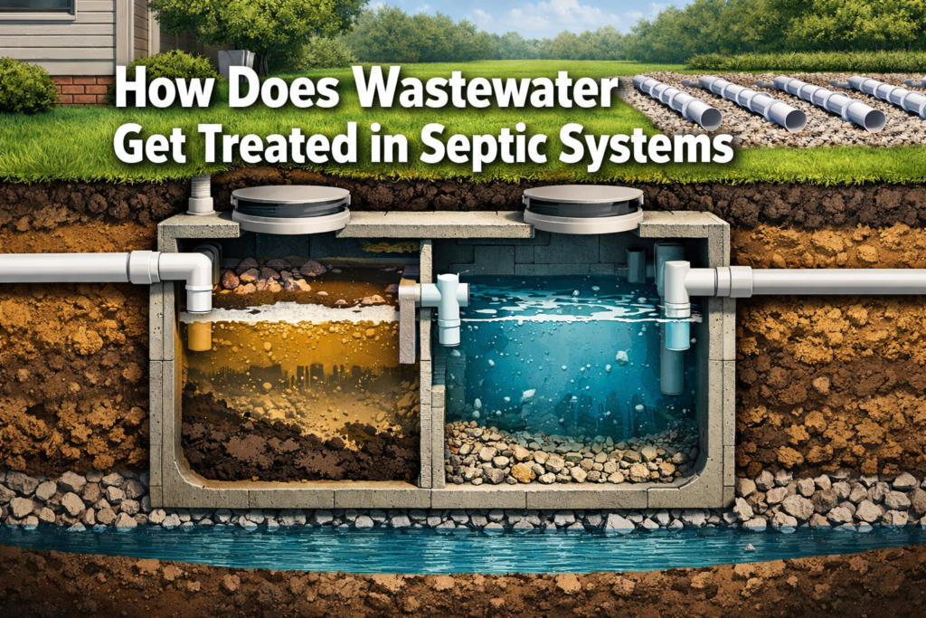 How Does Wastewater Get Treated in Septic