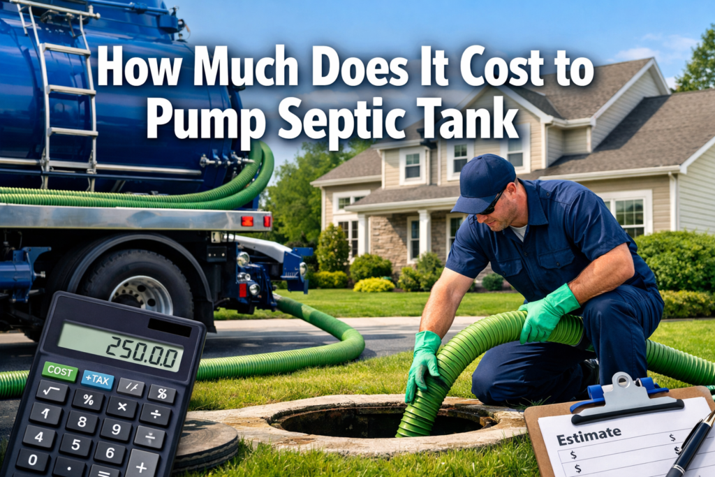 How Much Does It Cost to Pump Septic Tank