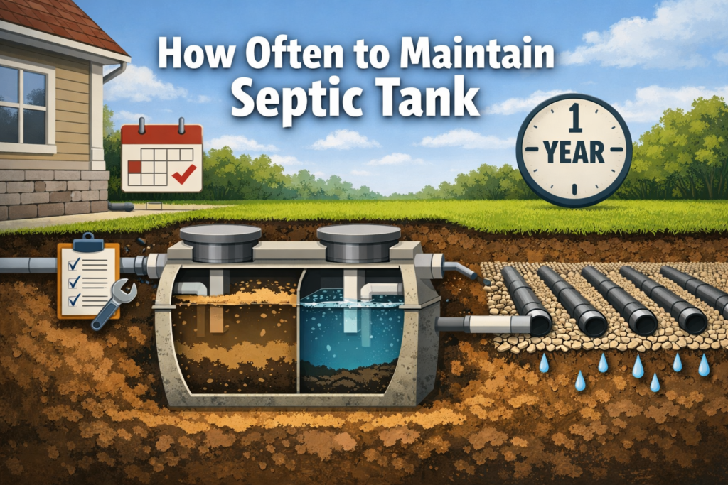 How Often to Maintain Septic Tank