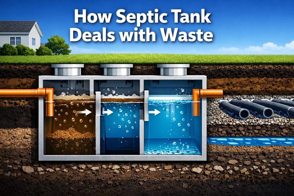 How Septic Tank Deals with Waste