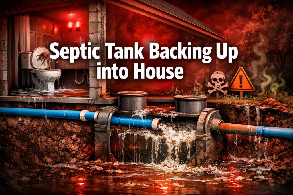 Septic Tank Backing Up into House