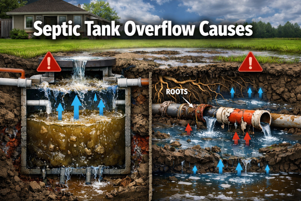 Septic Tank Overflow Causes