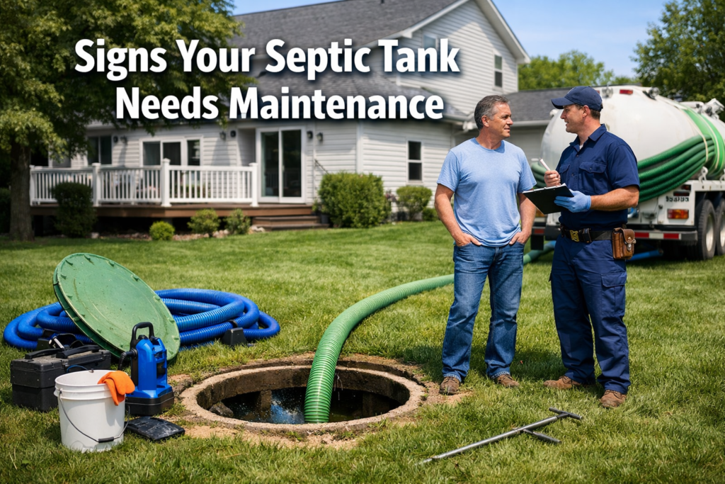 Signs Your Septic Tank Needs Maintenance