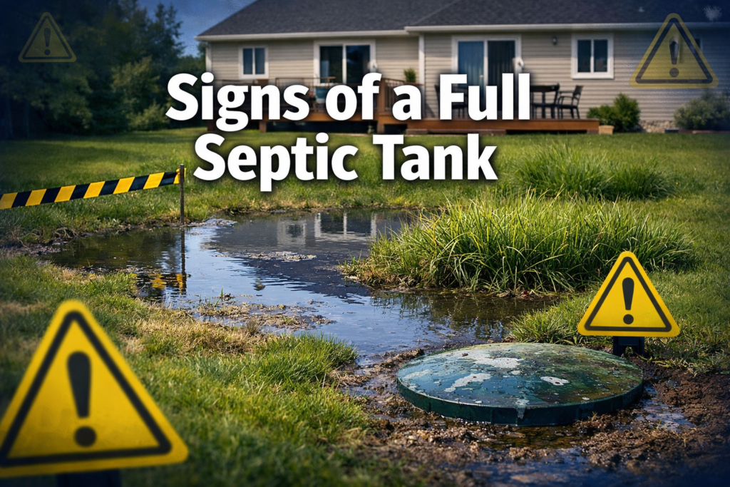 Signs of a Full Septic Tank
