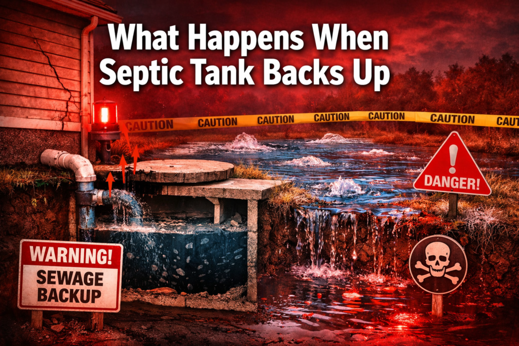 What Happens When Septic Tank Backs Up