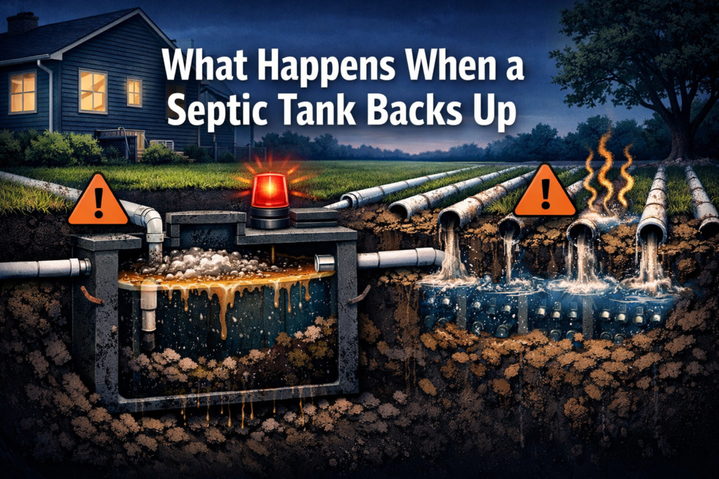 What Happens When a Septic Tank Backs Up