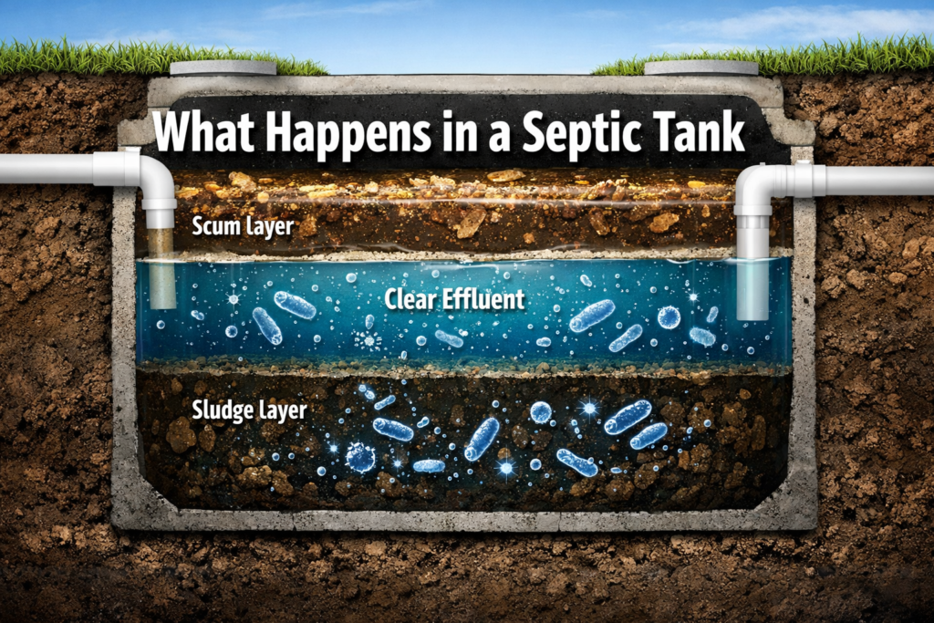 What Happens in a Septic Tank