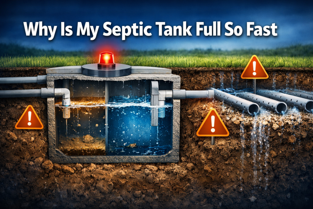 Why Is My Septic Tank Full So Fast