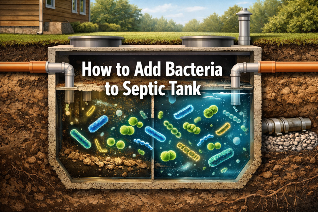 How to Add Bacteria to Septic Tank