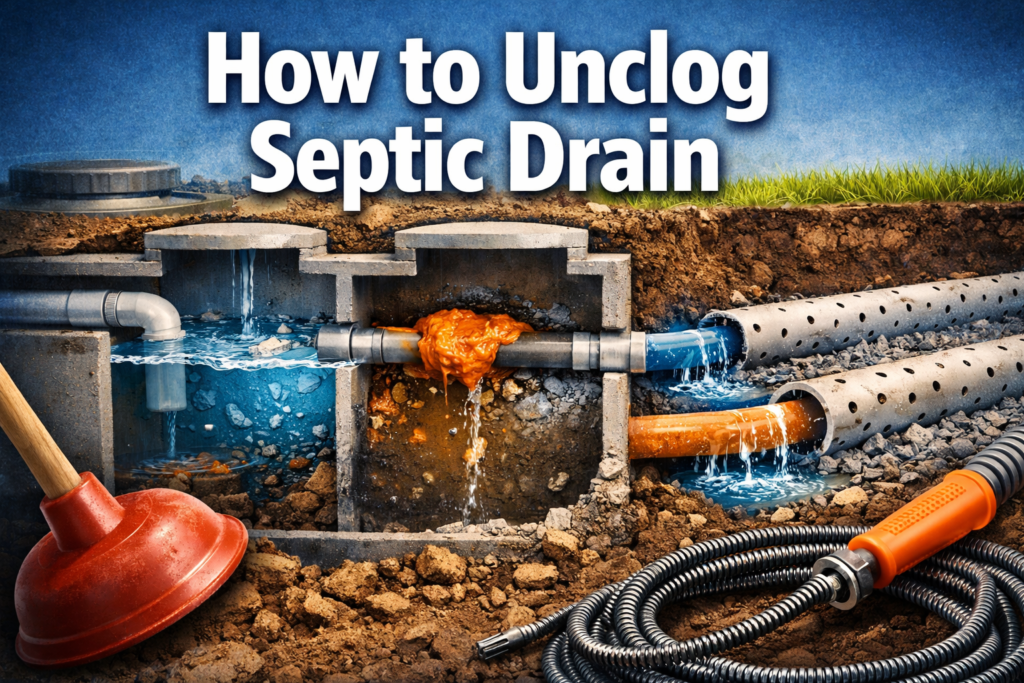 How to Unclog Septic Drain