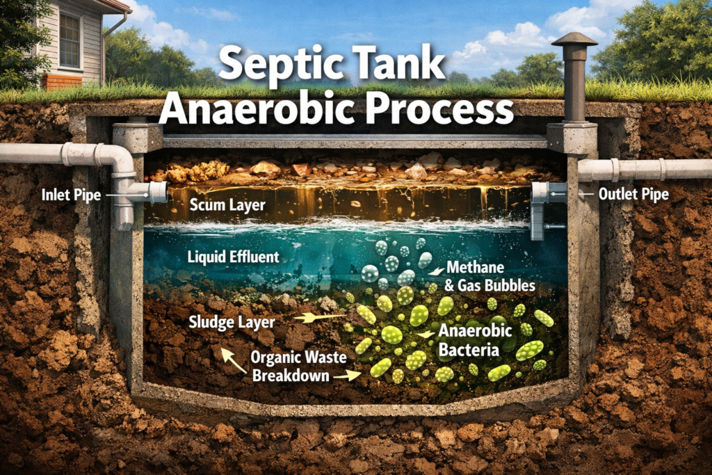Septic Tank Anaerobic Process