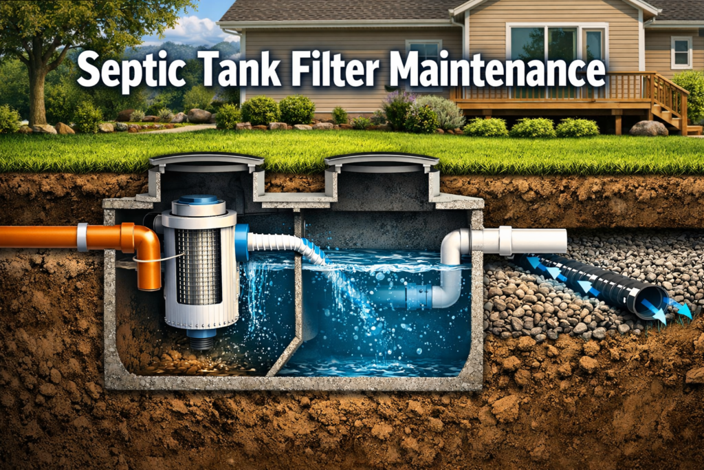 Septic Tank Filter Maintenance