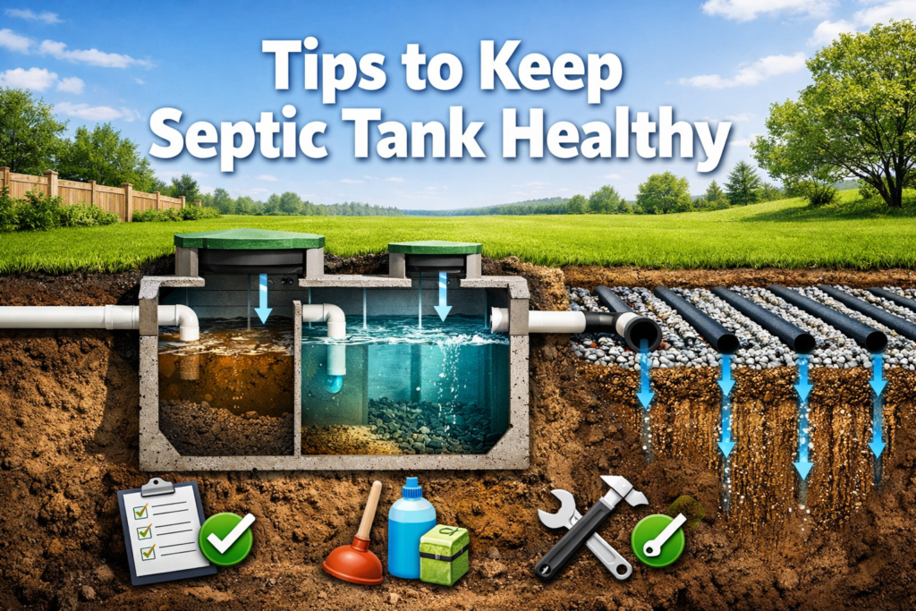 Tips to Keep Septic Tank Healthy
