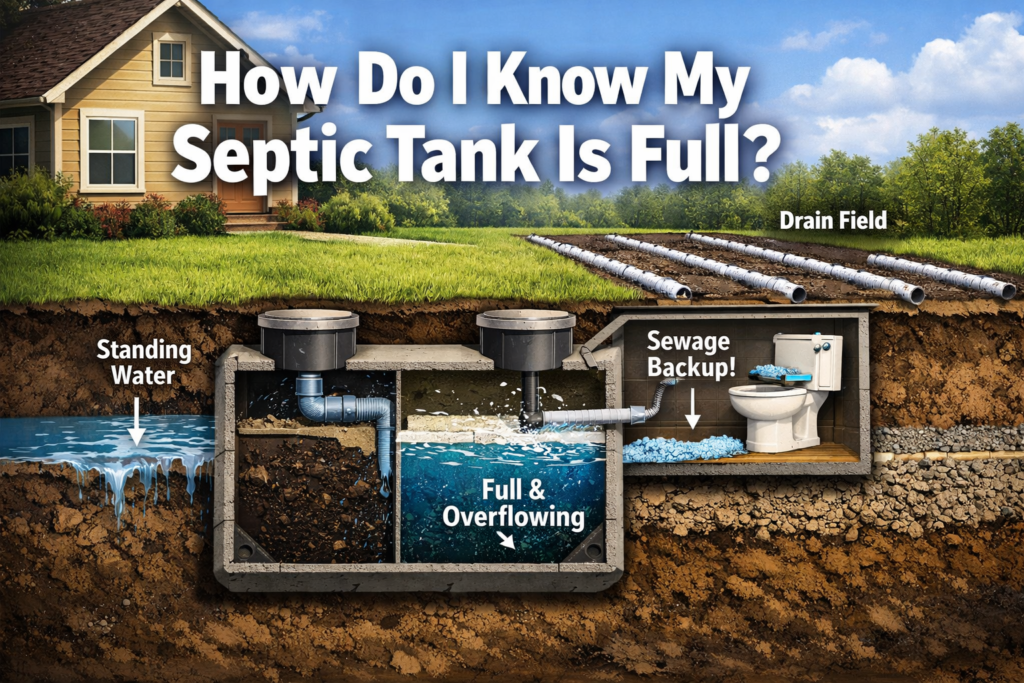 how do i know my septic tank is full