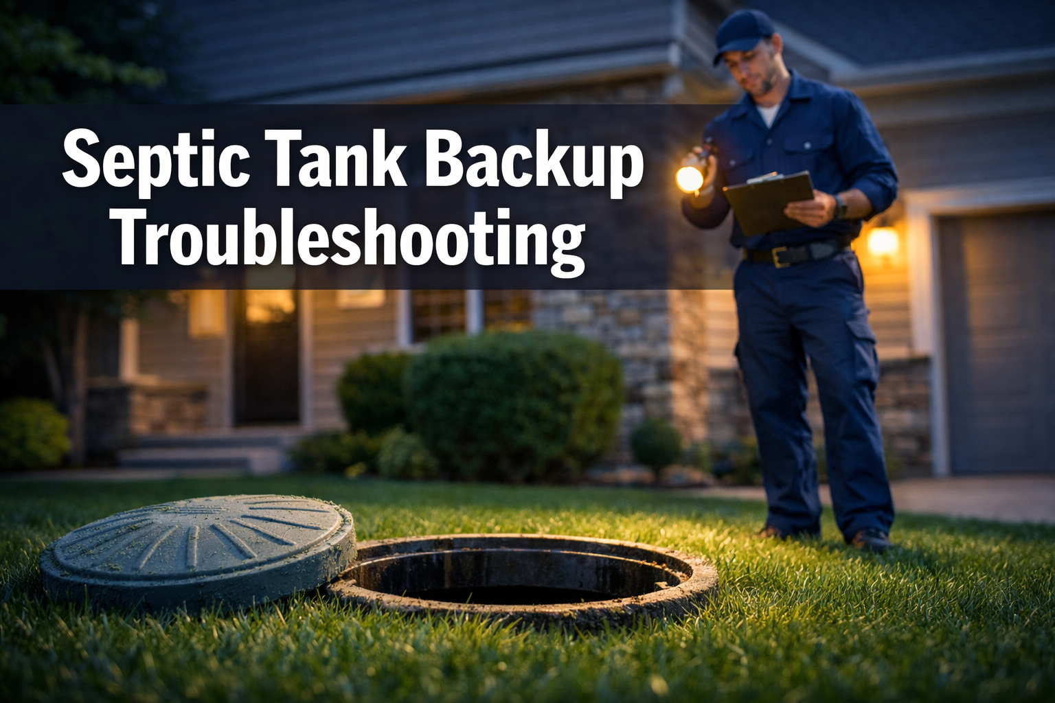 Septic Tank Backup Troubleshooting